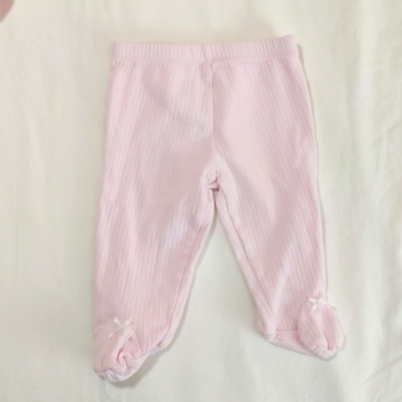 little me 2 piece organic cotton matching outfit set 6 months baby girl - Picture 6 of 8